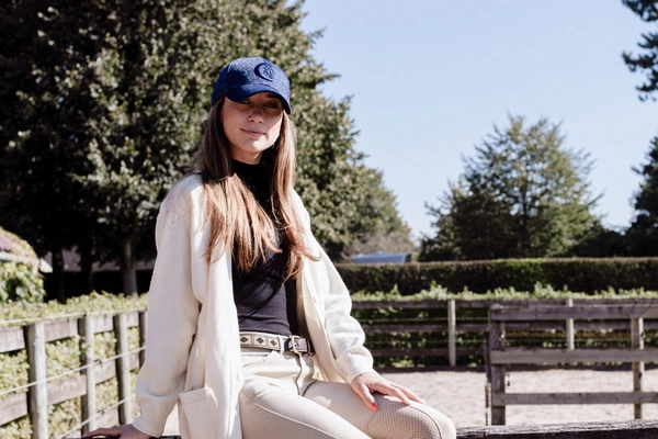 Kentucky czapka Glitter - granatowa