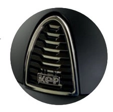 Kask KEP Cromo 2.0 Matt with Chrome Mirrors and Crystals - czarny z czarnymi paskami