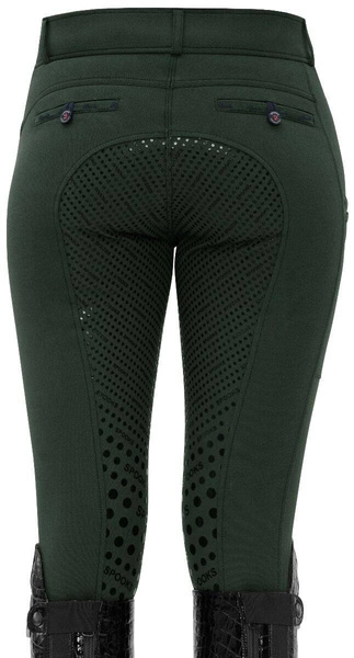 Termobryczesy Spooks Elina Full Grip Thermo - ciemna zieleń