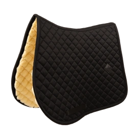 Kentucky czaprak Skin Friendly Saddle Pad Sheepskin Diamond - czarny