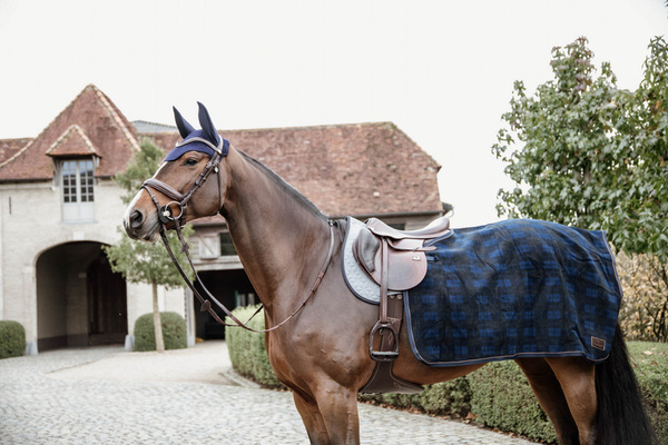  Kentucky półderka do jazdy Quater Rug Heavy Fleece - w kratkę
