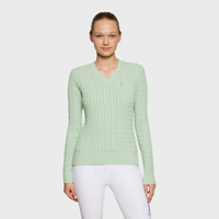 Sweter Samshield Lisa Twisted - pistacjowy