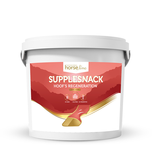 HorseLinePRO SuppleSnack Hoof's Regeneration - suplementy wspomagające kopyta koni w smaczkach 3200g