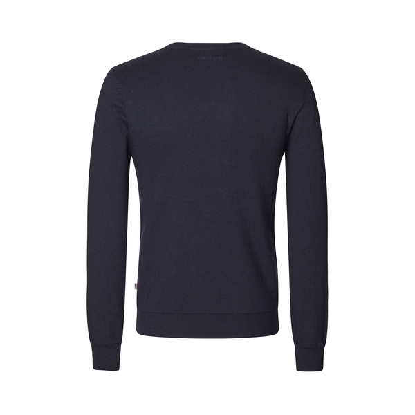 Męski sweterek Kingsland Classic Mens O-Neck pullover - granatowy