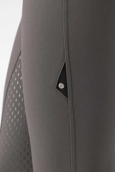 Damskie bryczesy Equiline Cedar z pełnym lejem - marsh