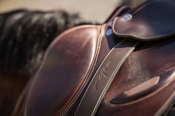 Puśliska Dy'on Leather Stirrup Straps Mono - brąz