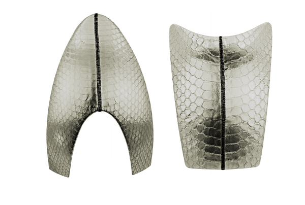 Panele KEP 2.0 Textile Snake Silver - przód + tył