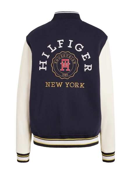 Kurtka Tommy Hilfiger Mayfield - granatowo-biała