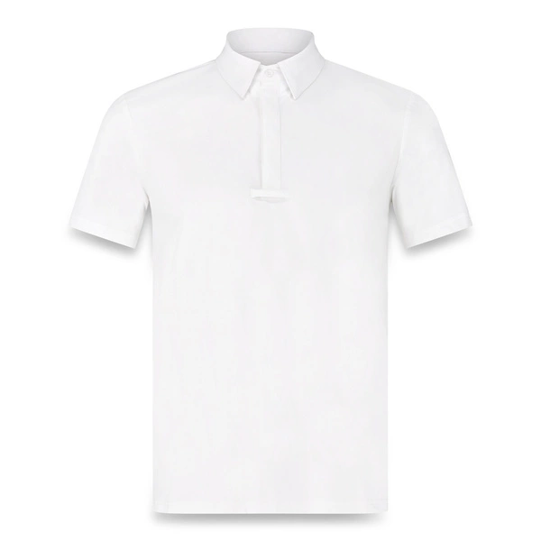 Męska koszula konkursowa z krótkim rękawem Kentucky Classic - biała