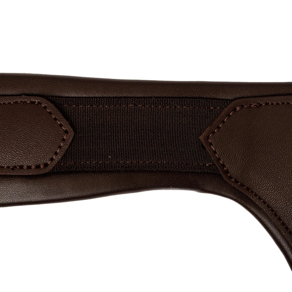 Kentucky anatomiczny popręg Anatomic Stud Girth z fartuchem - brązowy