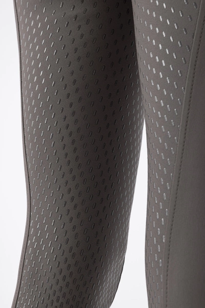 Damskie bryczesy Equiline Cedar z pełnym lejem - marsh