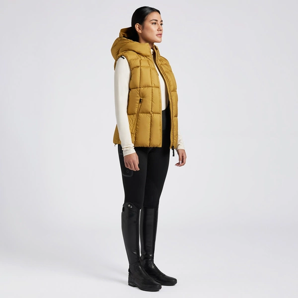 Kamizelka Cavalleria Toscana Down Padded Nylon Vest - musztardowa