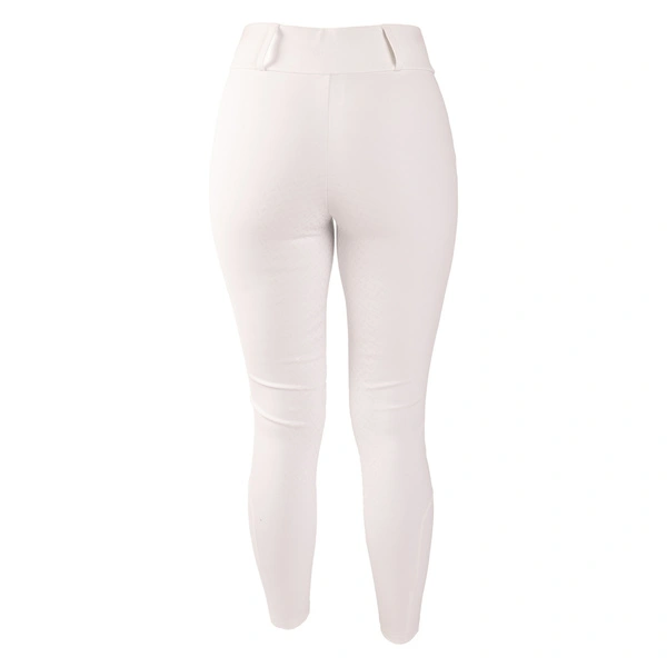 Damskie legginsy Kentucky Classic z pełnym lejem - białe