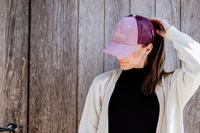 Kentucky czapka Trucker Wool - pudrowy róż