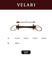 Velari wędzidło Snaffle Soft Flex Loose Ring Soft 20 mm