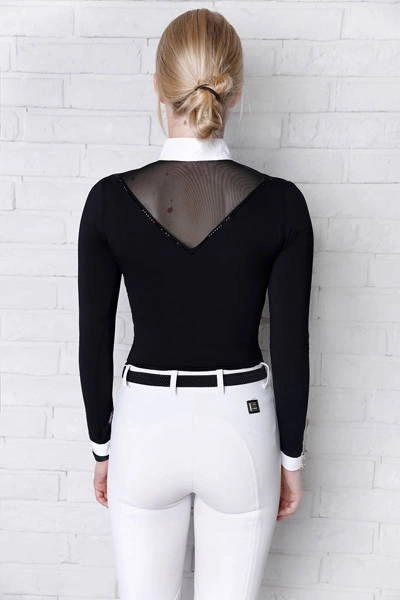 Koszula konkursowa Fleur de Lys Poppy - czarna