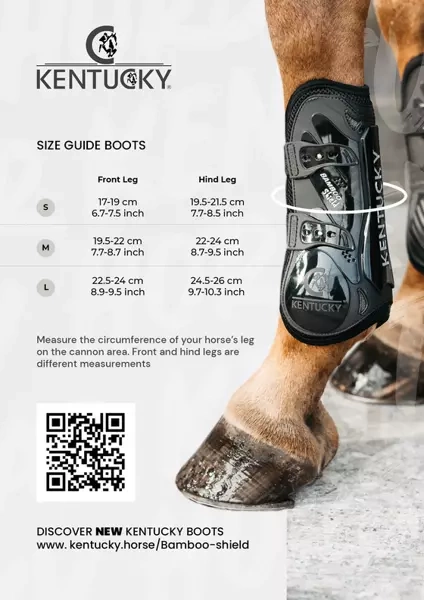 Kentucky Bamboo Tendon Boots Elastic na przednie nogi - różowe