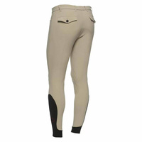 Męskie bryczesy Cavalleria Toscana New Grip System - beżowe
