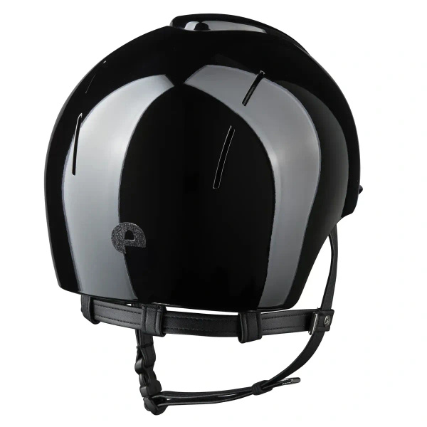 Kask KEP Smart NOVA Polish Star Black - czarny z czarnymi paskami