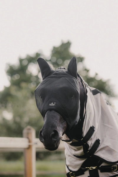 Kentucky maska na owady Classic - z uszami czarna