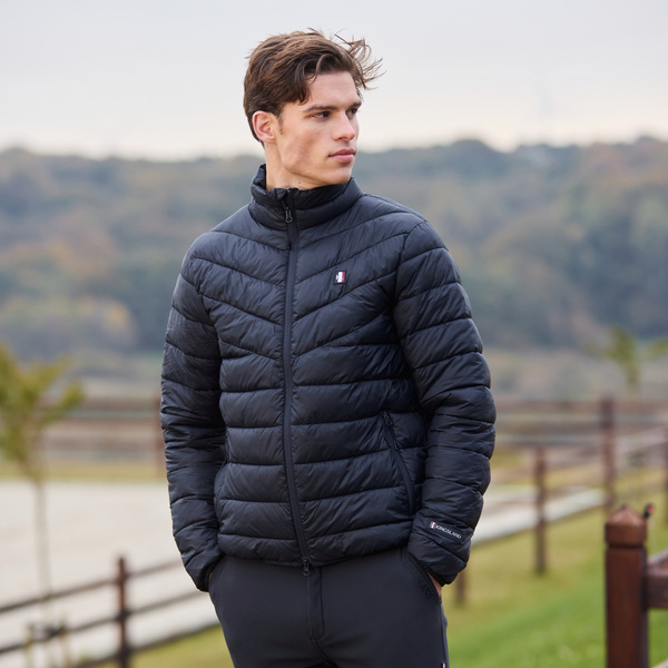 Kurtka męska Kingsland Classic Mens Packable Quilted Jacket - granatowa