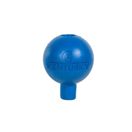 Kentucky Rubber Ball Protection - gumowa kula ochronna do uwiązów i ściany - niebieska