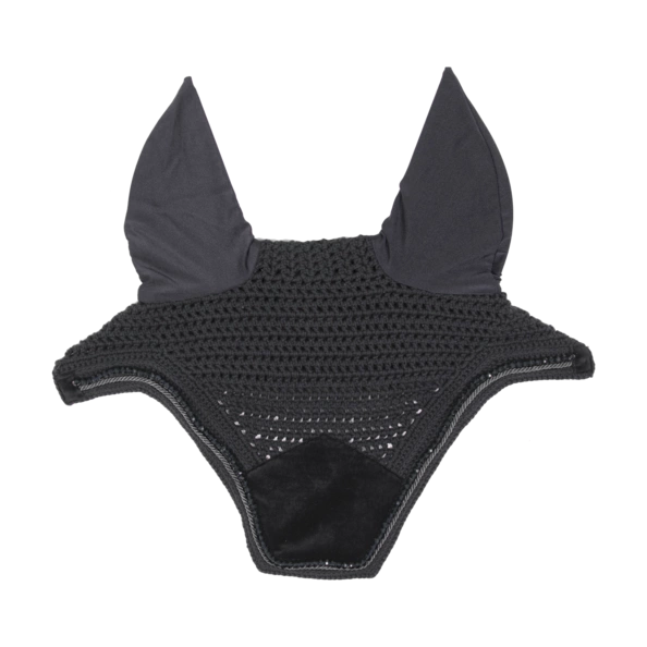 Kentucky nauszniki Velvet Pearls - czarne