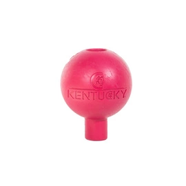 Kentucky Rubber Ball Protection - gumowa kula ochronna do uwiązów i ściany - różowa