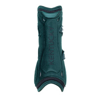 Kentucky Ochraniacze Bamboo Tendon Elastic Velvet na przednie nogi - ciemna zieleń