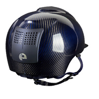 Kask KEP Carbon Helmet E-Light Shine Black and Blue / 2 Blue Matt Inserts - Blue
