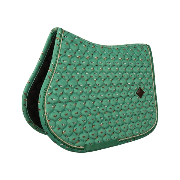 Kentucky czaprak Velvet Horse printing - zielony