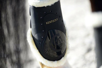 Kentucky ochraniacze Sheepskin Elastic - czarne