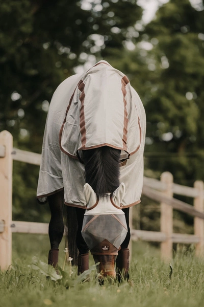 Kentucky maska na owady Classic - z uszami beżowa
