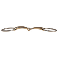 Velari wędzidło Snaffle Loose Ring Single Jointed Sweet Copper 16 mm