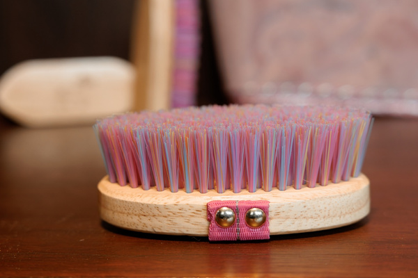 Szczotka owalna do sierści Sammy Kids Pony Kentucky Grooming Deluxe - różowa