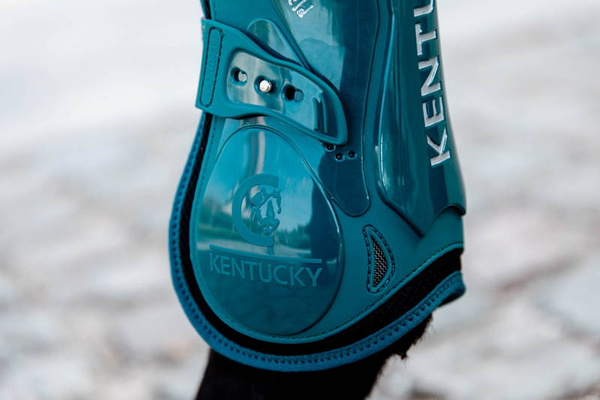 Kentucky Bamboo Tendon Boots Elastic na przednie nogi - szmaragdowe