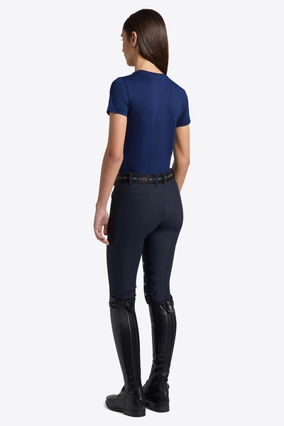 Dziewczęca koszulka RG by Cavalleria Toscana TSG002 - granatowa