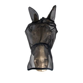 Kentucky maska na owady Classic - z uszami i osłoną na nos - czarna