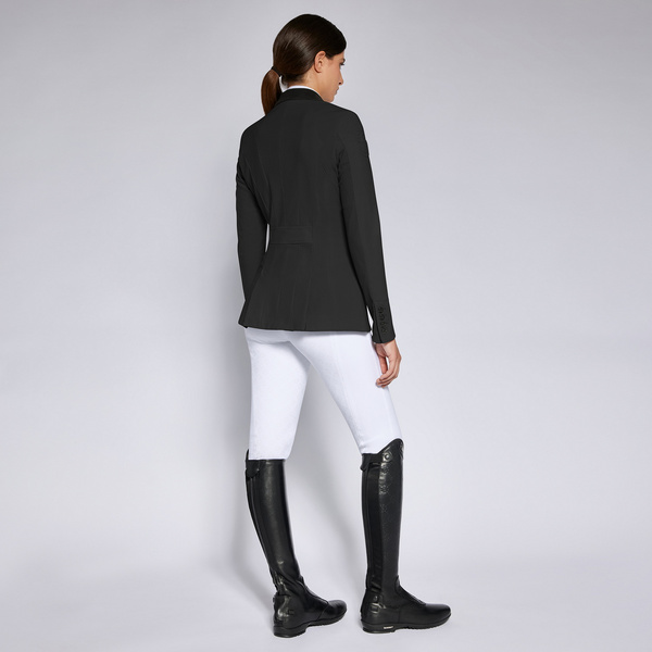 Damski frak Grand Prix Perforated Riding Jacket Cavalleria Toscana GGD024 - czarny