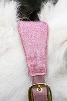  Kentucky kantar anatomiczny Velvet Unicorn Glitter - pudrowy róż