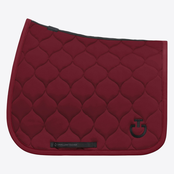 Czaprak New Circular Quilted Jersey - bordowy