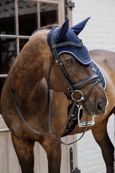 Kentucky nauszniki Wellington Diamond Rope - granatowe