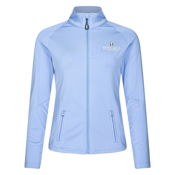 Damska bluza Kingsland Classic Limited Fleece - błękitna