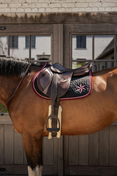 Puśliska Dy'on Leather Stirrup Straps Mono - brąz
