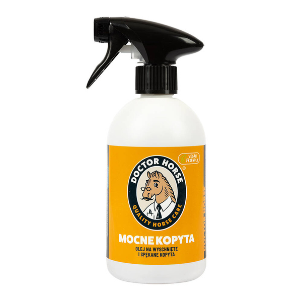 Olej do kopyt Doctor Horse Mocne kopyta - olej od kopyt w sprayu 500ml