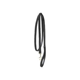 Kentucky uwiąz skórzany z plecionką - czarny