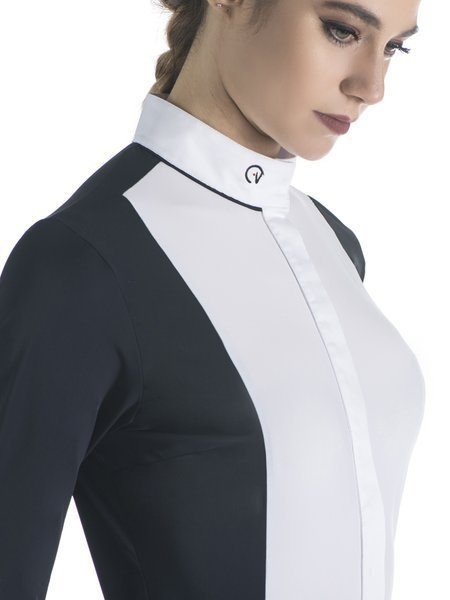 Damska koszula konkursowa z długim rękawem Ego7 Shirt ML - czarna