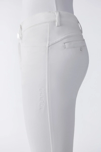 Chłopięce bryczesy Equiline Jhoank - białe