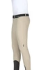 Męskie bryczesy Equiline Grantk lej kolanowy X-Grip - beżowe