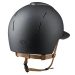 Kask KEP Smart NOVA POLO Textile Star Black - czarny z brązowymi paskami